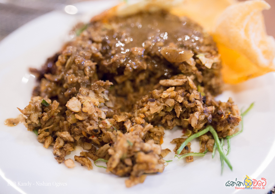Sri Lankan kottu roti Street food